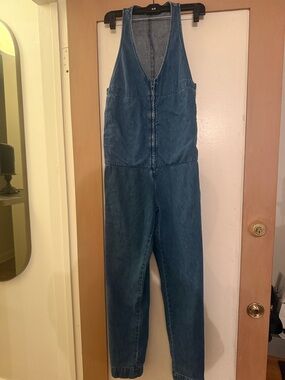 Rachel Comey Denim Jumpsuit Romper